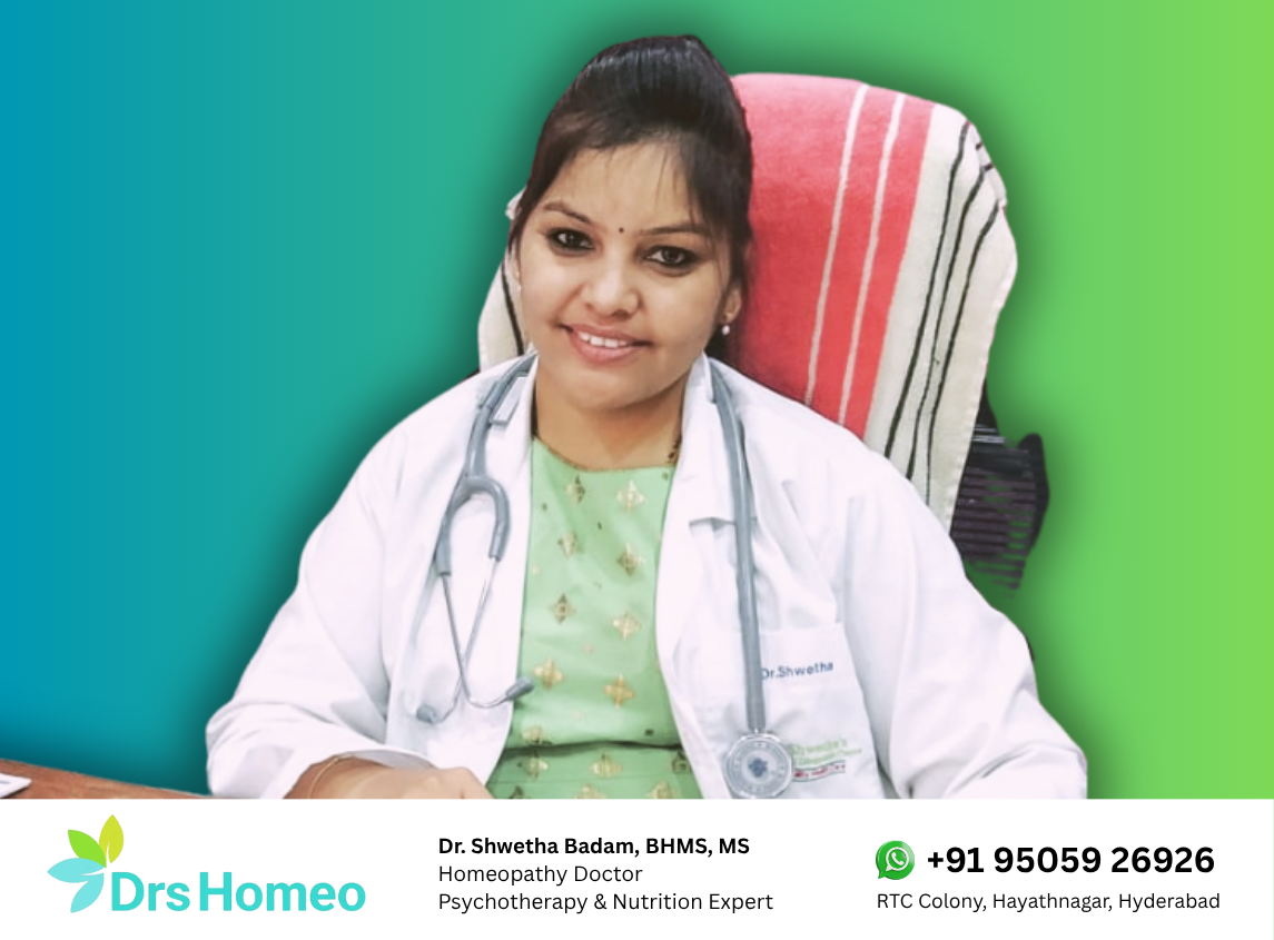 Homeopathy Doctor in Hayathnagar Expert Care by Dr. Shwetha Badam at DRS Homeo
